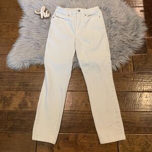 Good American Jeans  Womens Size 0/25 Good Classic Slim Straight Bone GCVF802PT